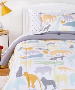 Modern Rugs And Decor Kids Easy-Wash Microfiber Bed-in-a-Bag Bedding Set