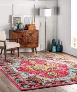Modern Rugs And Decor All Area Rugs And Runners Corbett Vintage Boho Multi-Color Soft Area Rugs - Multiple Sizes Available
