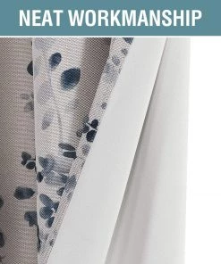 Modern Rugs And Decor Bathroom Linen Blackout Curtains 63 Inches Burlap Effect Linen Curtain Draperies For Grey Floral Printing Grommet 2 Panel 19 Modern Rugs And Decor Bathroom Linen Blackout Curtains 63 Inches Burlap Effect Linen Curtain Draperies For Grey Floral Printing Grommet 2 Panel