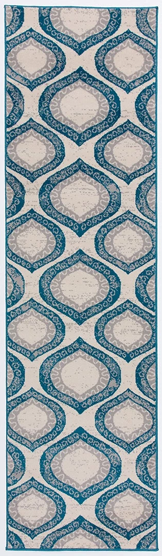 WRG All Area Rugs And Runners Trellis Cream Teal Blue Area Rug 3 WRG All Area Rugs And Runners Trellis Cream Teal Blue Area Rug