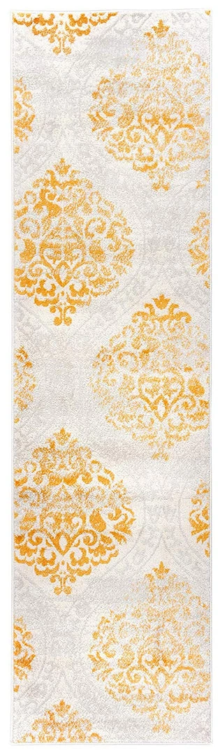WRG Floral Damask Yellow Ivory Area Rug All Area Rugs And Runners 8 WRG Floral Damask Yellow Ivory Area Rug All Area Rugs And Runners