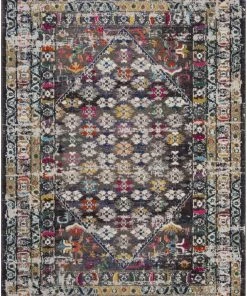 Safavieh All Area Rugs And Runners Monaco Collection Boho Chic Oriental Distressed Soft Area Rug Brown / Grey