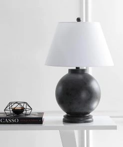 JONATHAN Lamps Sophie Resin LED Lamp Dark Gray