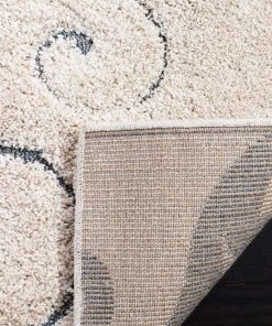 FAS All Area Rugs And Runners Premium Swirl Thick Plush Cream/Dark Blue Area Shag Rug 11 FAS All Area Rugs And Runners Premium Swirl Thick Plush Cream/Dark Blue Area Shag Rug