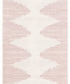 Bergen Beige Blush Tribal Diamond Soft Area Rug