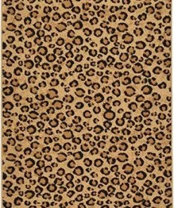 Modern Rugs And Decor All Area Rugs And Runners Wildlife Leopard Animal Print Light Brown Soft Area Rug