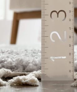 Well Woven Celina Grey Moroccan Shag Diamond Trellis Pattern Area Rug