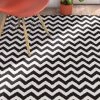 Well Woven Sydney Eli Chevron Black Modern Area Rug
