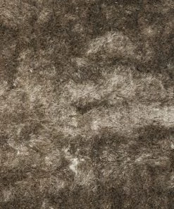 FAS Premium Handmade Silken Sable Brown Plush Shag Area Rug All Area Rugs And Runners