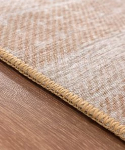 Adiva Rugs Machine Washable Area Rugs, Persian Vintage Medallion Boho Rug For Living Room Rugs - Stain Resistant & Non-Slip All Area Rugs And Runners