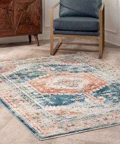 Modern Rugs And Decor All Area Rugs And Runners Persian Vintage Area Rug, Blue