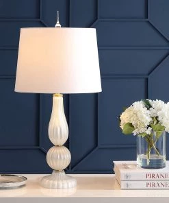 JONATHAN Maddie Glass/Metal LED Lamp Lamps