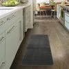 Ottomanson Softy Solid Non-Slip Kitchen/Bath Rug Gray All Area Rugs And Runners