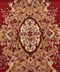 UL All Area Rugs And Runners Traditional Medallion Burgundy Soft Area Rug