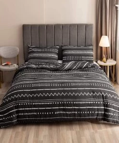 Smoofy Aztec Folkloric Art Pattern Bedding With Soft Microfiber Fill Bedding, 1 Comforter & 2 Pillowcases