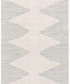 Bergen Beige All Area Rugs And Runners Zella Grey Tribal Diamond Medallion Soft Rug