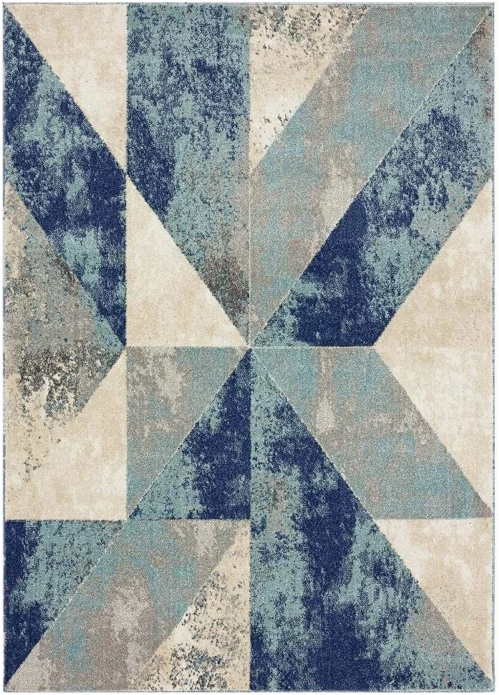 Luxe Weavers Abstract Blue Ivory Soft Area Rug All Area Rugs And Runners 2 Luxe Weavers Abstract Blue Ivory Soft Area Rug All Area Rugs And Runners