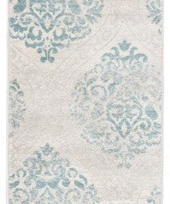 WRG Floral Damask Ivory Gray Light Blue Area Rug All Area Rugs And Runners