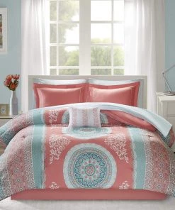 Ottomanson Complete Bag Casual Boho Comforter With Sheet Decorative Pillow, All Season Bedding Set