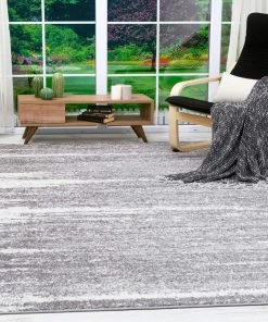 Modern Rugs And Decor Siesta Collection Modern Contemporary Indoor Area Rug Grey/Cream