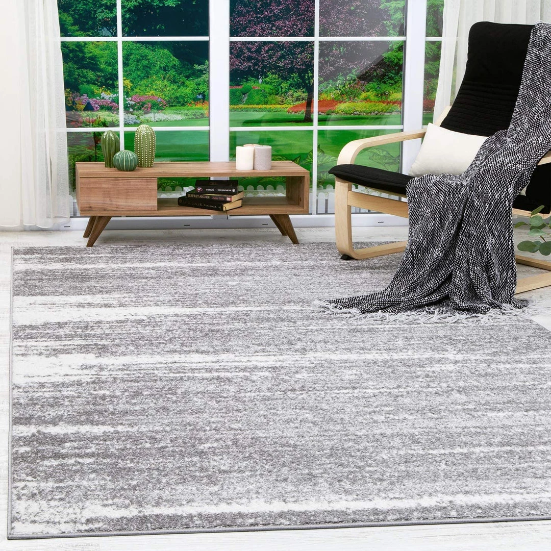 Modern Rugs And Decor Siesta Collection Modern Contemporary Indoor Area Rug Grey/Cream 1 Modern Rugs And Decor Siesta Collection Modern Contemporary Indoor Area Rug Grey/Cream
