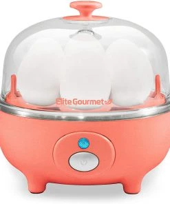 Elite Cuisine Kitchen Easy Electric Egg Poacher, Cooker W/ Auto-Shut Off, Buzzer, 7 Egg Capacity 16 Elite Cuisine Kitchen Easy Electric Egg Poacher, Cooker W/ Auto-Shut Off, Buzzer, 7 Egg Capacity