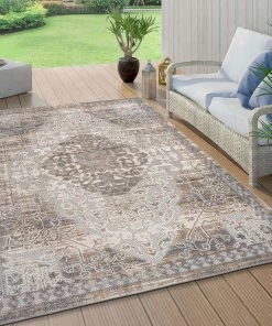 Rugshop All Area Rugs And Runners Distressed Traditional Indoor/Outdoor Area Rug