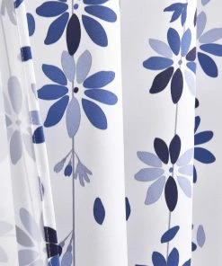 VERTKREA Flowers Window Curtain Floral Window Treatment Grommet Curtains