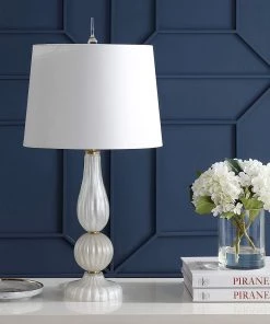 JONATHAN Maddie Glass/Metal LED Lamp Lamps