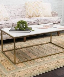 UL Tribal Pattern Light Green Soft Area Rug All Area Rugs And Runners