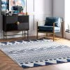 Modern Rugs And Decor Shaina Tribal Area Rug,Blue All Area Rugs And Runners
