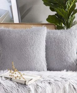 Modern Rugs And Decor Pack Of 2 Luxurious Shiny Tassel Fringed Velvet Decorative Throw Pillow Covers Pillowcases Cushion Cover For Couch Bed And Chair, Pink, 18 X 18 Inches, 45 X 45 Cm Luxurious Rugs