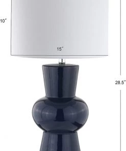 JONATHAN Julia Ceramic LED Table Lamp Coral Lamps