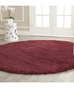 WRG Cozy Soft Thick Maroon Shag Area Rug 2-inch Pile Height All Area Rugs And Runners 15 WRG Cozy Soft Thick Maroon Shag Area Rug 2-inch Pile Height All Area Rugs And Runners