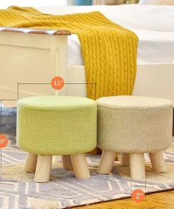 Modern Rugs And Decor Rug Pads/Grippers Round Ottoman Foot Rest Stool, Fabric Padded Seat With Non-Skid Wooden Legs And Removable Cover 15 Modern Rugs And Decor Rug Pads/Grippers Round Ottoman Foot Rest Stool, Fabric Padded Seat With Non-Skid Wooden Legs And Removable Cover