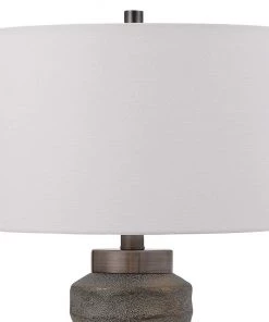 Uttermost Lamps Masonry Dark Bronze And Black Nickel Table Lamp
