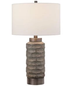 Uttermost Lamps Masonry Dark Bronze And Black Nickel Table Lamp