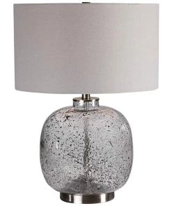 Uttermost Storm Translucent Art Glass Accent Table Lamp Lamps