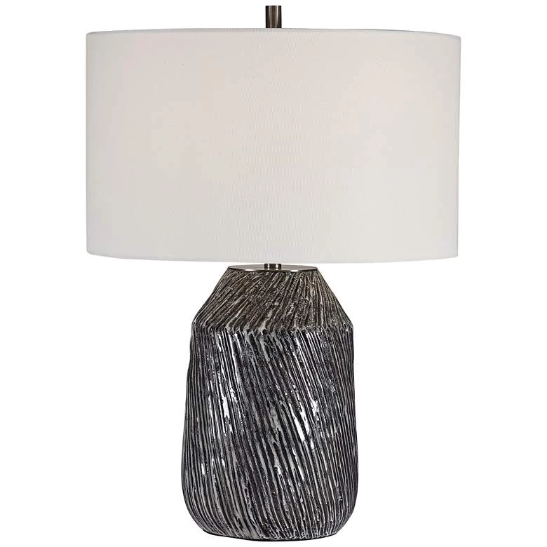 Uttermost Malaya Black And White Ceramic Table Lamp Lamps 2 Uttermost Malaya Black And White Ceramic Table Lamp Lamps