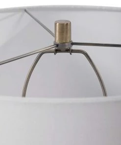 Uttermost Lamps Strauss Gloss White Glaze Ceramic Table Lamp 7 Uttermost Lamps Strauss Gloss White Glaze Ceramic Table Lamp