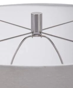 Uttermost Lamps Rewind Soft Gray Glaze Ceramic Table Lamp 6 Uttermost Lamps Rewind Soft Gray Glaze Ceramic Table Lamp