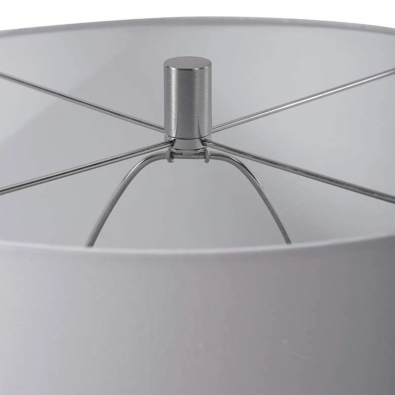 Uttermost Lamps Kari Light Gray Glaze Ceramic Table Lamp 4 Uttermost Lamps Kari Light Gray Glaze Ceramic Table Lamp