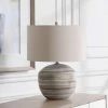 Uttermost Lamps Prospect Blue Brown And White Accent Table Lamp