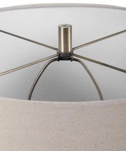 Uttermost Lamps Prospect Blue Brown And White Accent Table Lamp