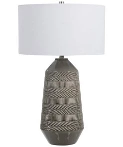 Uttermost Lamps Rewind Soft Gray Glaze Ceramic Table Lamp 7 Uttermost Lamps Rewind Soft Gray Glaze Ceramic Table Lamp