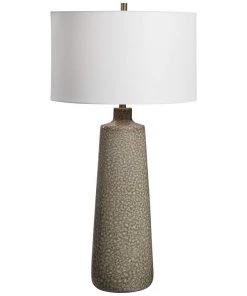 Uttermost Linnie Sage Green Glaze Ceramic Table Lamp