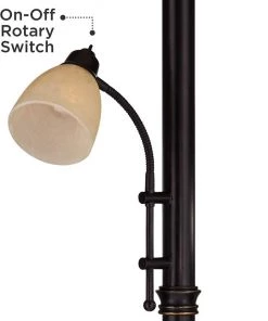 Lamp Plus Garver Bronze Torchiere Floor Lamp With Reader Arm Lamps