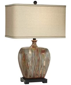 Julius Copper Drip Finish Modern Ceramic Table Lamp