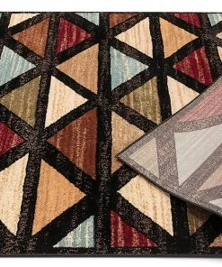 Well Woven All Area Rugs And Runners Triangles Geometric Modern Area Rug