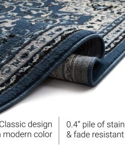 Well Woven Alexa Blue Modern Medallion Deep Blue Ivory Traditional Persian Area Rugs All Area Rugs And Runners 9 Well Woven Alexa Blue Modern Medallion Deep Blue Ivory Traditional Persian Area Rugs All Area Rugs And Runners